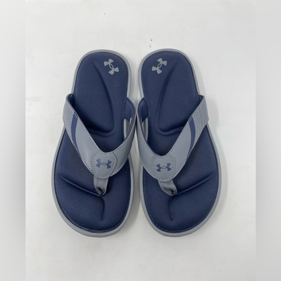 Under Armor Women Blue Slipper Size 6 - Picture 1 of 7